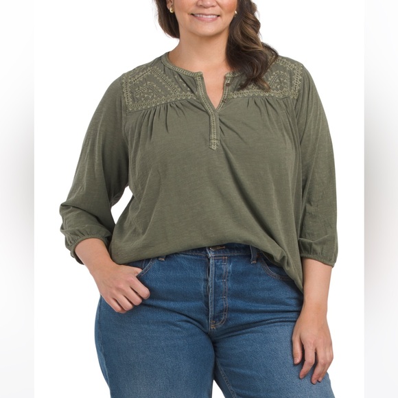 Lucky Brand Tops - Lucky Brand | NWT Women’s Embroidered Blouse